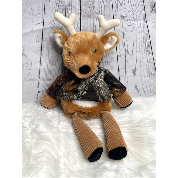 Scentsy Buddy Buck Dee Hunting Season Plush Camo Hoodie Retired Stuffed Toy 16in - Picture 1 of 5